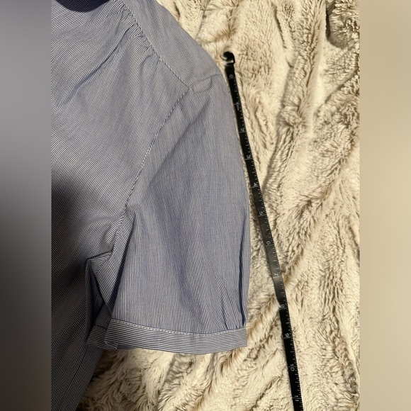 Anne Klein Striped Button-Up Shirt- No Shirt Size Tag - Picture 7 of 11